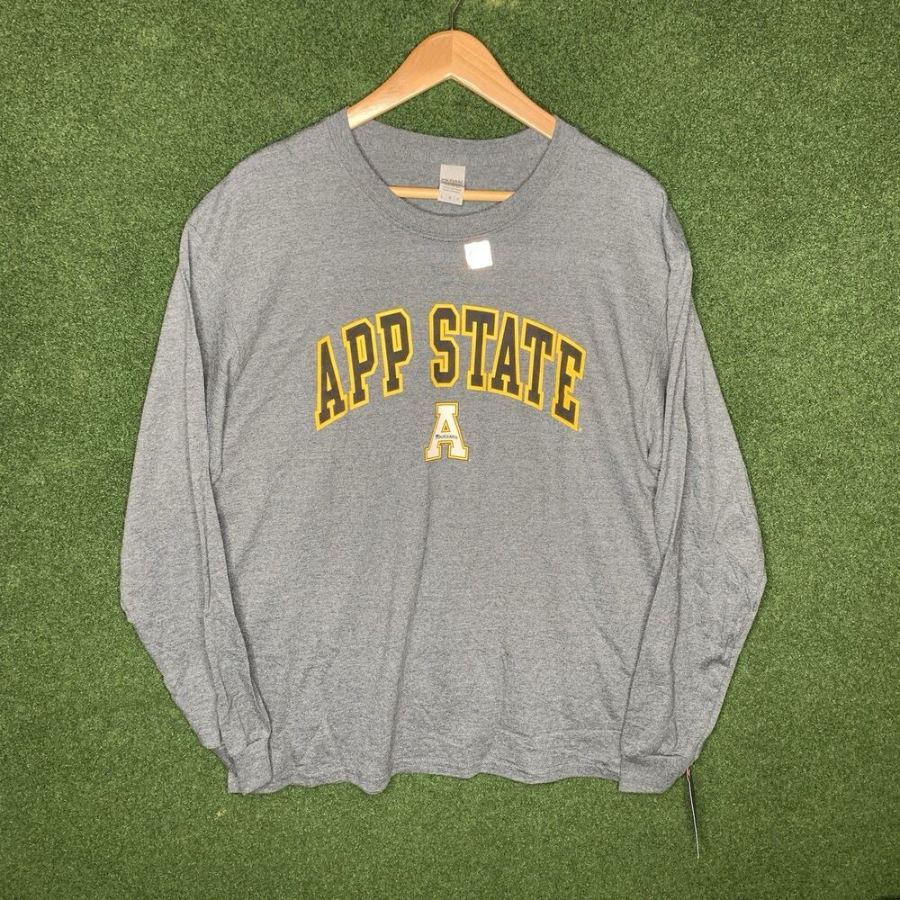 Sz L Appalachian State Mountaineers FANATICS Long Sleeve Men’s T-Shirt NWT